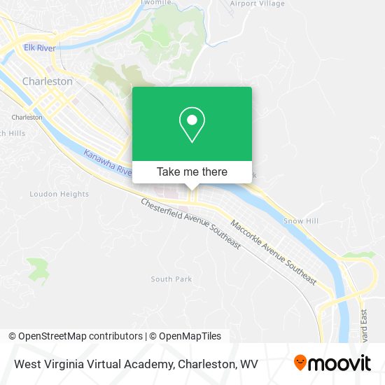 West Virginia Virtual Academy map