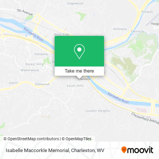 Mapa de Isabelle Maccorkle Memorial