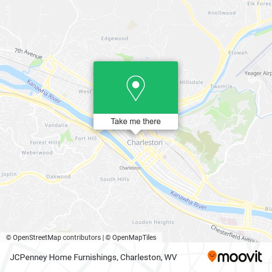 JCPenney Home Furnishings map