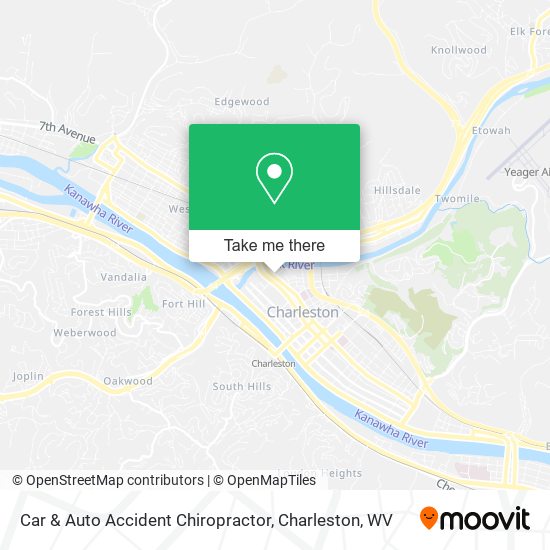 Car & Auto Accident Chiropractor map