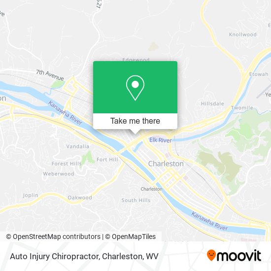 Auto Injury Chiropractor map