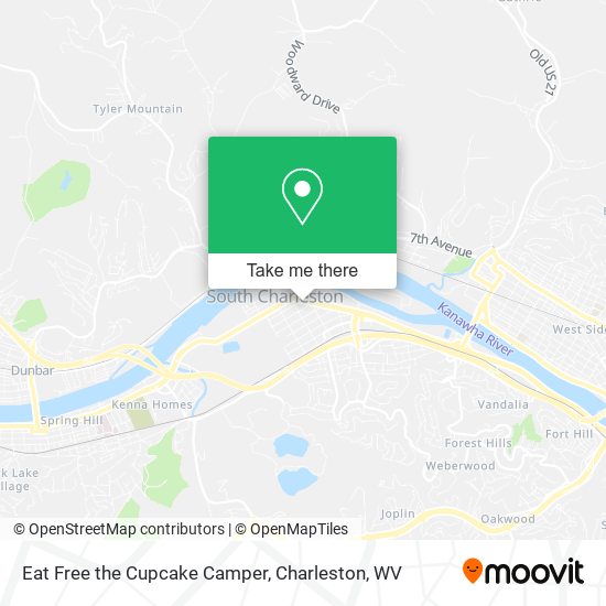 Eat Free the Cupcake Camper map