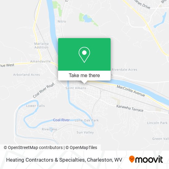 Heating Contractors & Specialties map