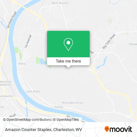Amazon Counter Staples map