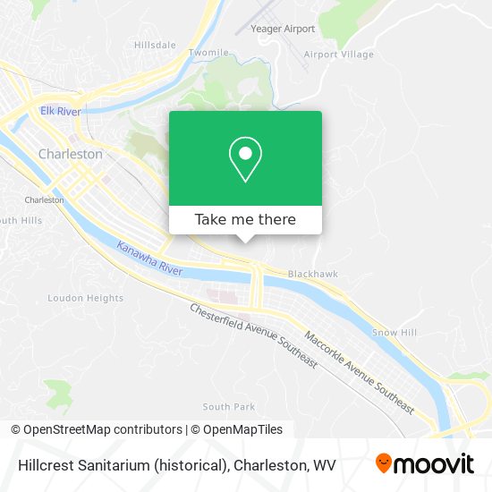 Hillcrest Sanitarium (historical) map