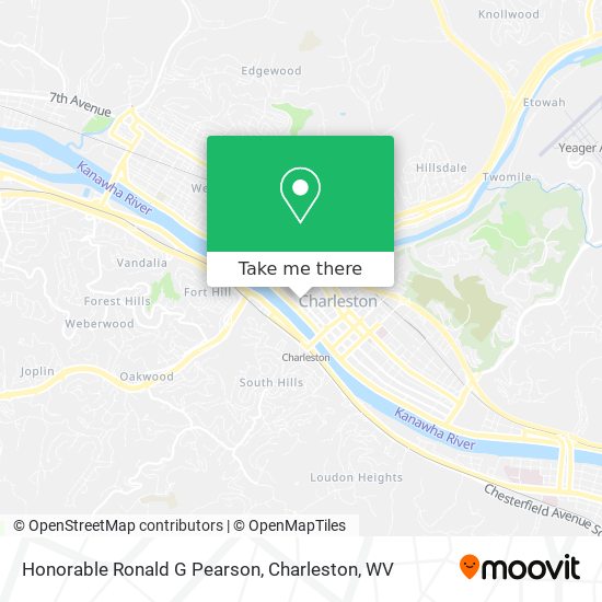 Honorable Ronald G Pearson map