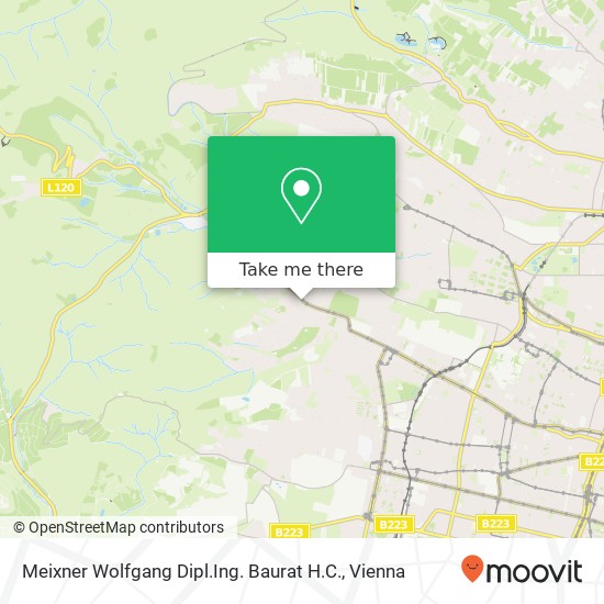 Meixner Wolfgang Dipl.Ing. Baurat H.C. map