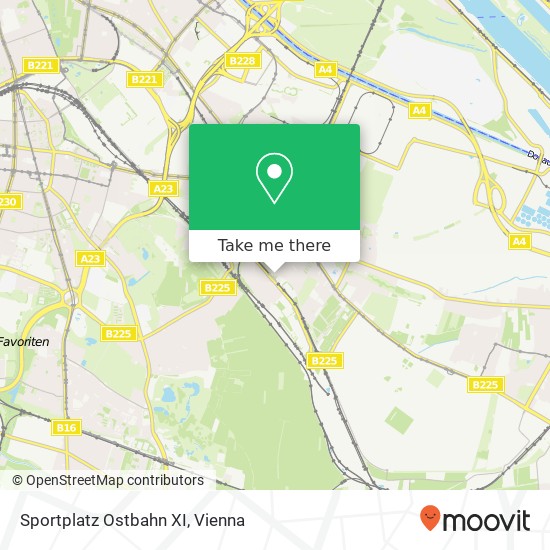 Sportplatz Ostbahn XI map