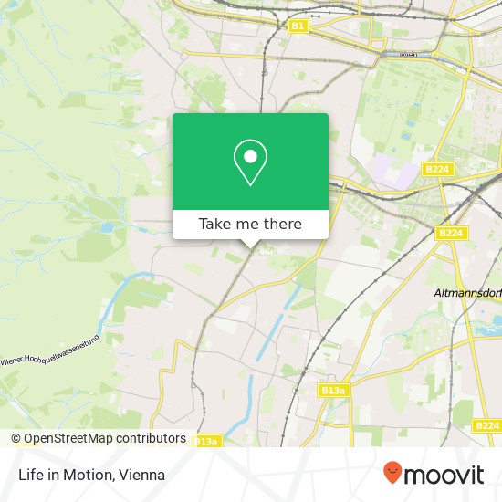 Life in Motion map