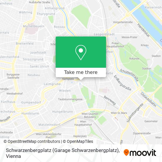 Schwarzenbergplatz (Garage Schwarzenbergplatz) map