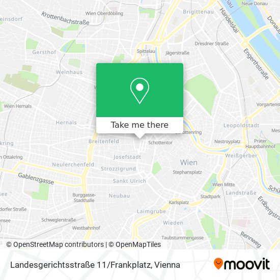 Landesgerichtsstraße 11 / Frankplatz map