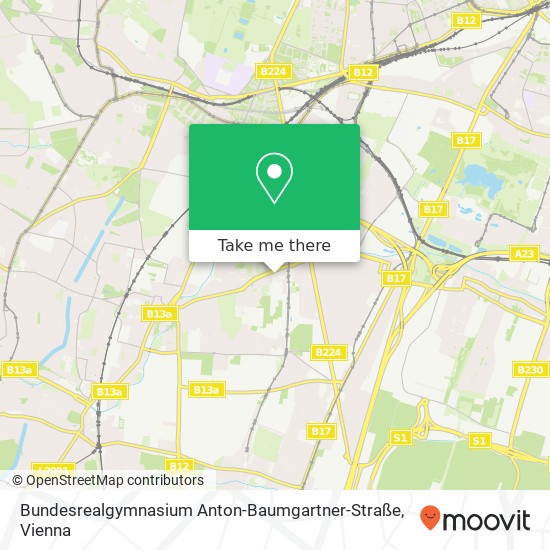 Bundesrealgymnasium Anton-Baumgartner-Straße map
