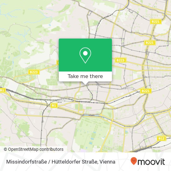 Missindorfstraße / Hütteldorfer Straße map