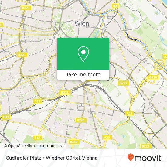 Südtiroler Platz / Wiedner Gürtel map