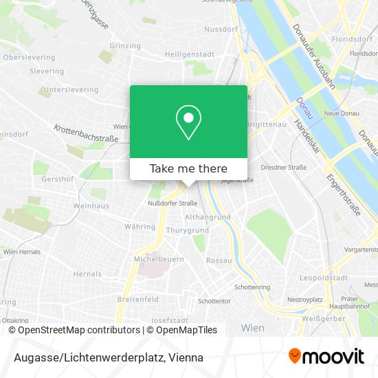 Augasse/Lichtenwerderplatz map