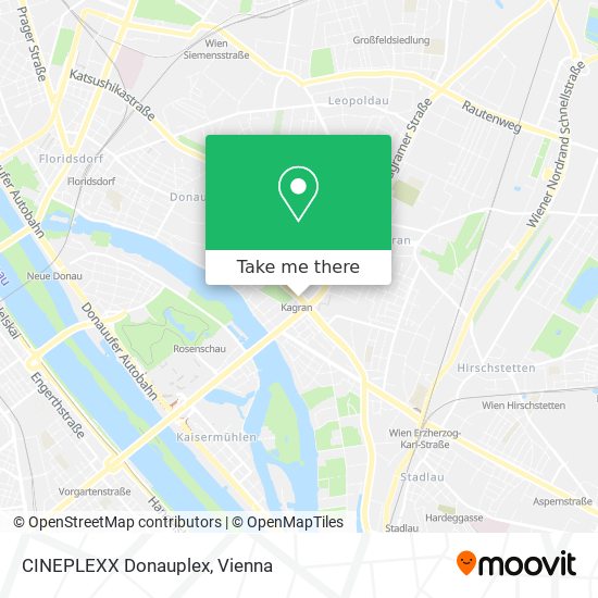 CINEPLEXX Donauplex map