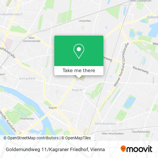 Goldemundweg 11 / Kagraner Friedhof map