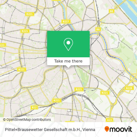 Pittel+Brausewetter Gesellschaft m.b.H. map