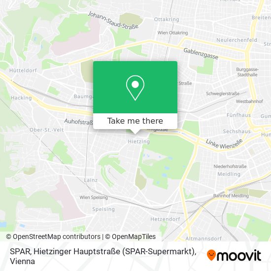 SPAR, Hietzinger Hauptstraße (SPAR-Supermarkt) map
