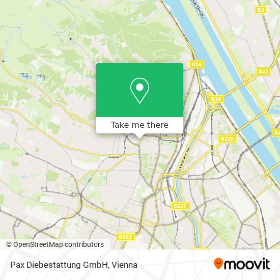 Pax Diebestattung GmbH map