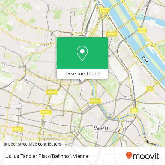 Julius Tandler Platz/Bahnhof map