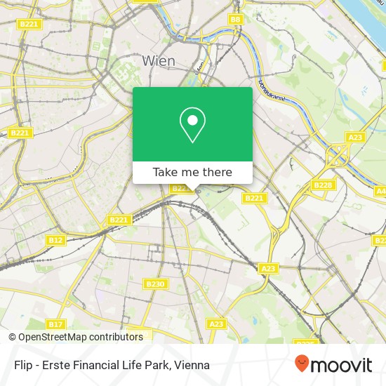 Flip - Erste Financial Life Park map