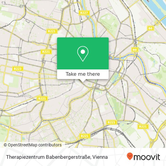 Therapiezentrum Babenbergerstraße map