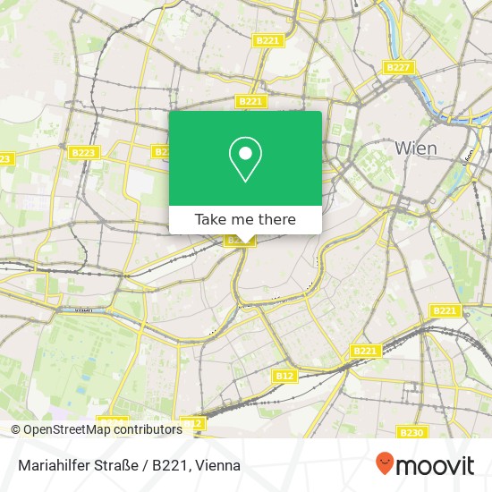 Mariahilfer Straße / B221 map