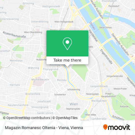 Magazin Romanesc Oltenia - Viena map