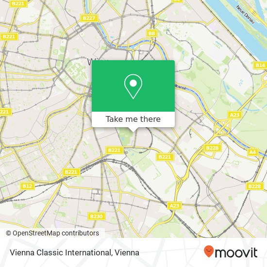 Vienna Classic International map