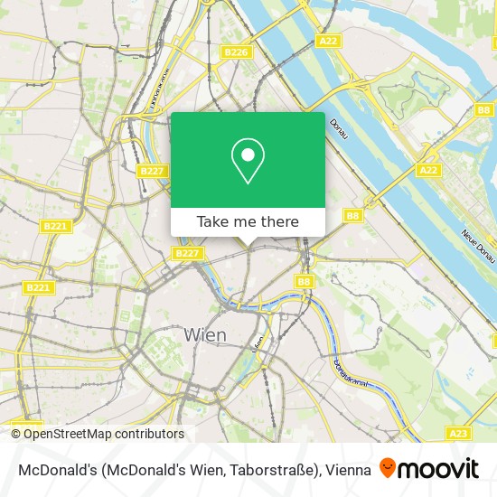 McDonald's (McDonald's Wien, Taborstraße) map