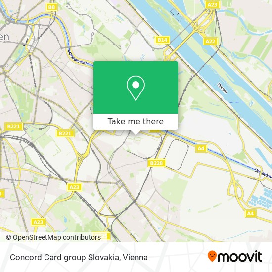 Concord Card group Slovakia map