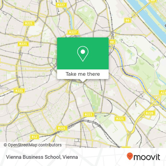 Vienna Business School map