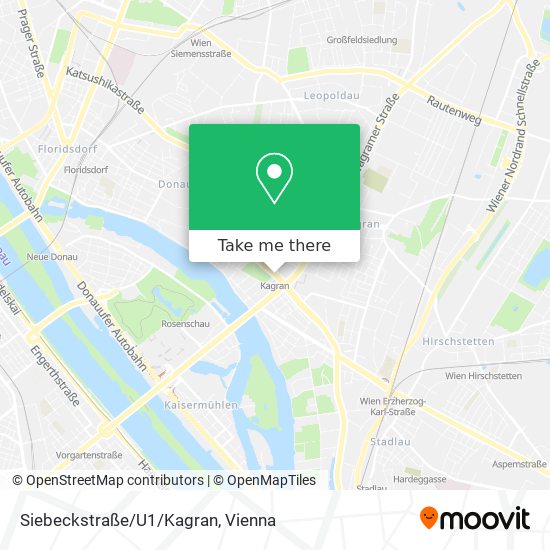 Siebeckstraße/U1/Kagran map
