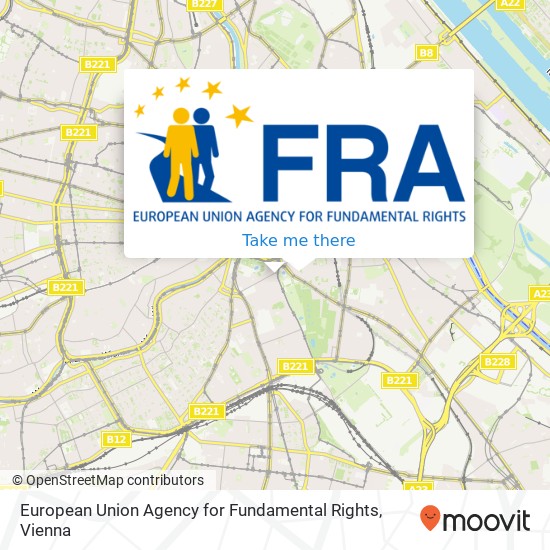 European Union Agency for Fundamental Rights map