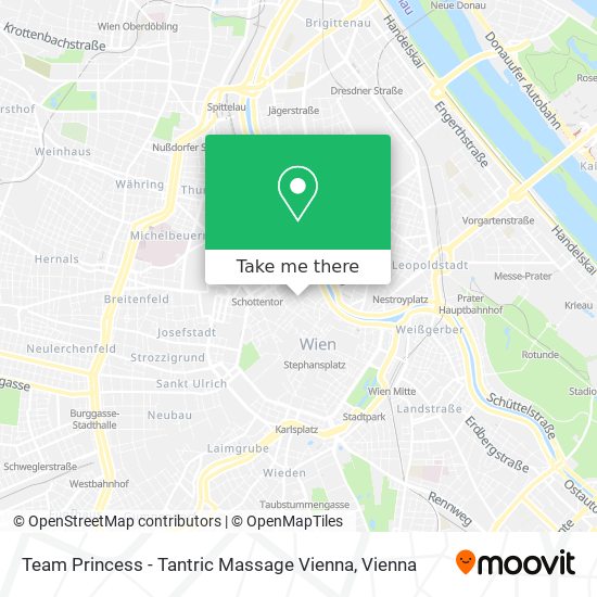 Team Princess - Tantric Massage Vienna map