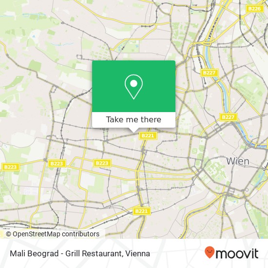 Mali Beograd - Grill Restaurant map