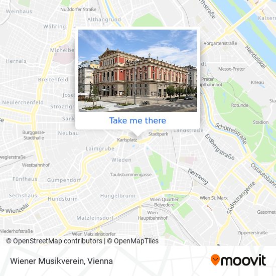 Wiener Musikverein map