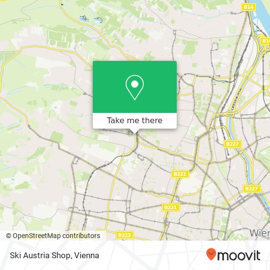 Ski Austria Shop map