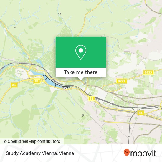 Study Academy Vienna map