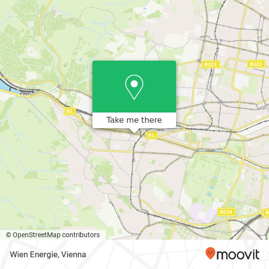 Wien Energie map