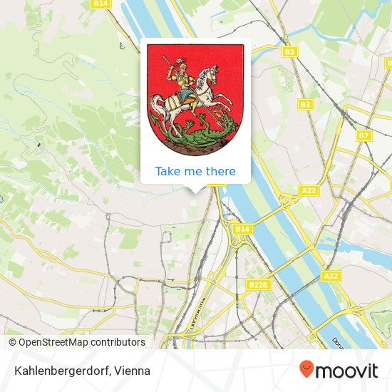 Kahlenbergerdorf map