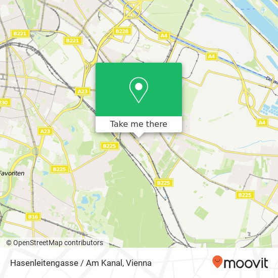 Hasenleitengasse / Am Kanal map