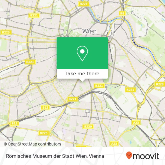 Römisches Museum der Stadt Wien map