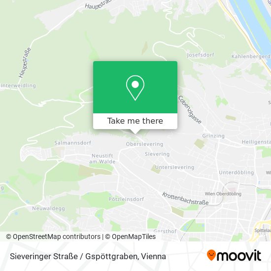 Sieveringer Straße / Gspöttgraben map