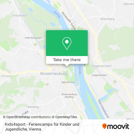 Kids4sport - Feriencamps für Kinder und Jugendliche map