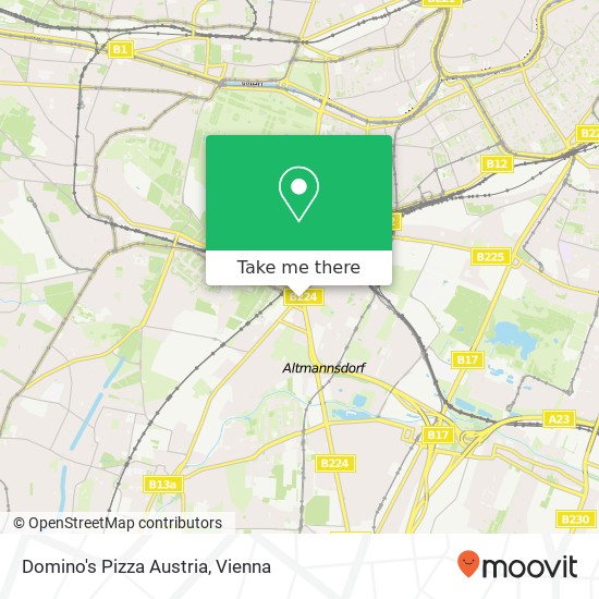 Domino's Pizza Austria map