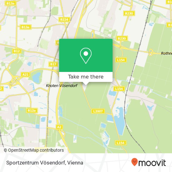 Sportzentrum Vösendorf map