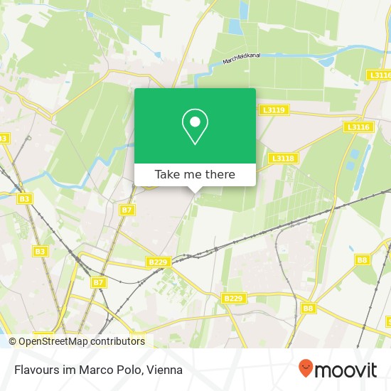 Flavours im Marco Polo map