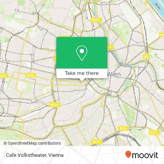 Cafe Volkstheater map